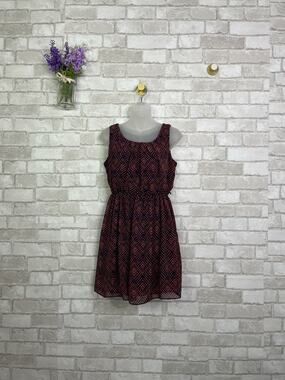 CLEARANCE!! A Byer Navy Blue/Coral Pink Dress
